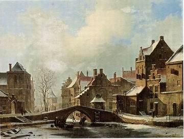 unknow artist European city landscape, street landsacpe, construction, frontstore, building and architecture. 127 oil painting picture